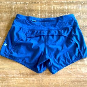 Lululemon Run Time 2.5 in Rare Blue Shorts